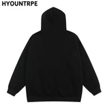 glitchcore graphic tee featuring 2023 retro streetwear harajuku hoodie sweatshirt skull graphic cotton hoodies mens hip hop punk thick hooded pullover unisex