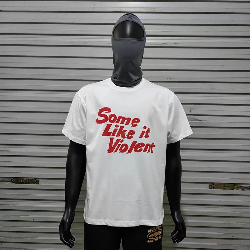 Harajuku Oversized Shirt – Black White Ih Nom Uh Nit Short Sleeve Tops Tee Men Woman Be – Urban Streetwear for Men & Women