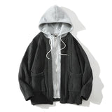 fashion style material premium casual urban high fit oversized print streetwear bb8ee3 design essential unisex hop image style everyday quality wear graphic men-hooded-knitted-cardigan-sweater-coat-autumn-winter-fake-two-piece-hooded-drawstring-jacket-unisex-streetwear - hip streetwear design ID f05b0