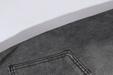 fashion loose streetwear denim pants unisex casual drewstring elastic waist jean pants hip hop trousers joggers mens baggy jeans unique joggers style 3267