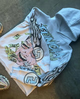 Anime Aesthetic Tee – Harajuku Money Face Print Hoodies Women Graphic Y2K Top Over – Streetwear Fashion for Men & Women