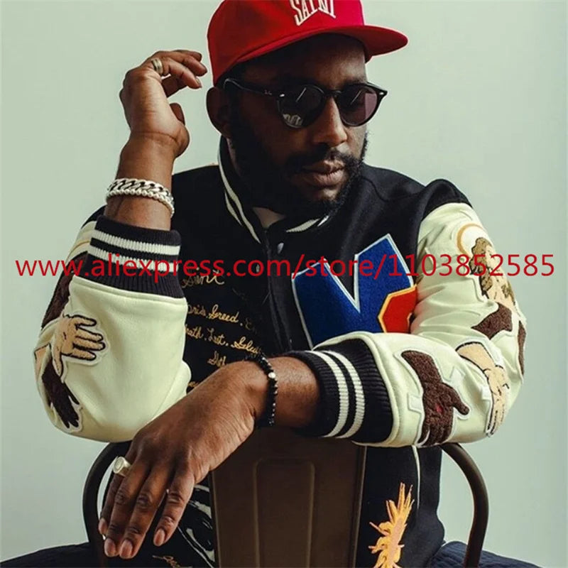 design print fit style casual fashion - wear 13e5ce everyday streetwear graphic style quality image unisex essential premium urban 2024-american-vintage-embroidered-baseball-jacket-mens-autumn-winter-heavy-weight-high-quality-top-trendy-clothing-high-street material oversized high hip hop streetwear design ID 3bb62