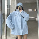Leather Panel Streetwear Jacket Daily Fit Staple