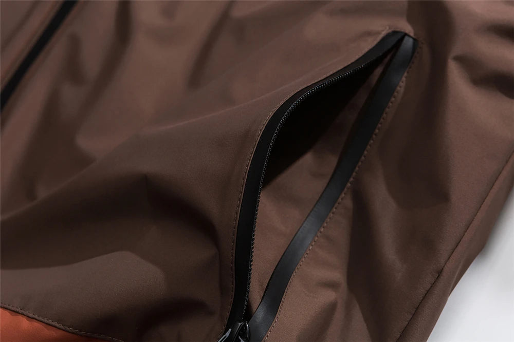 Hooded bomber nan urban windbreaker zip-up