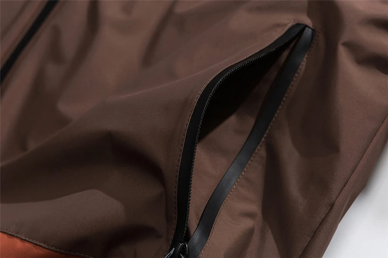 Hooded bomber nan urban windbreaker zip-up
