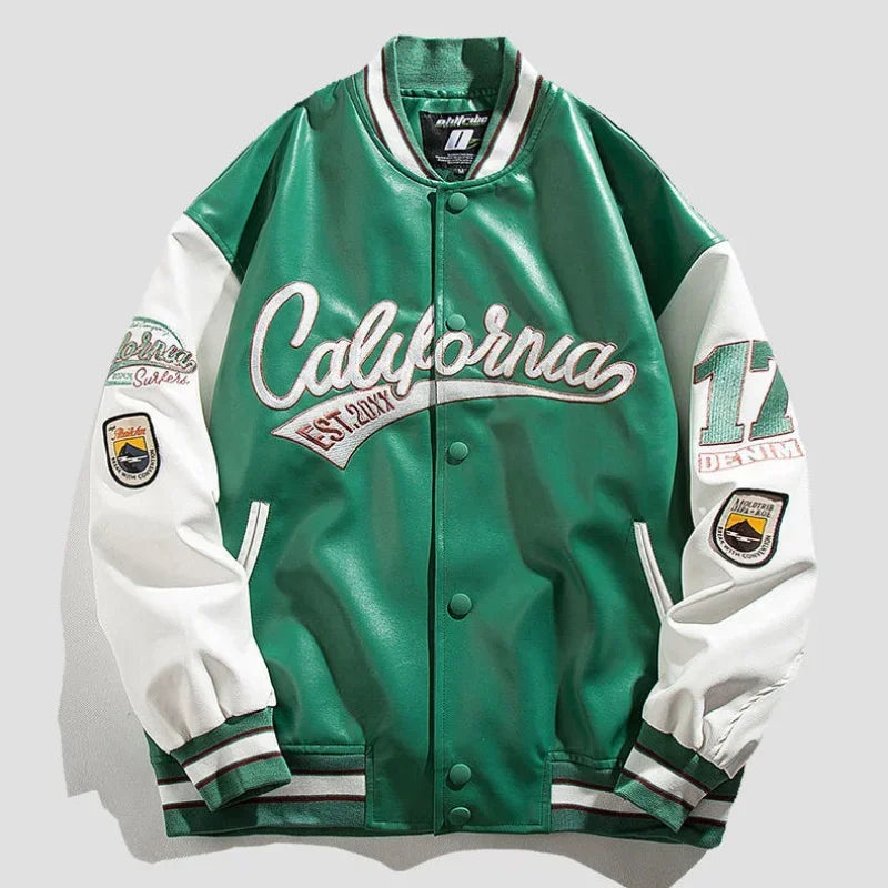 Bold Graphic Bomber Streetwear Photo-Ready Jacket