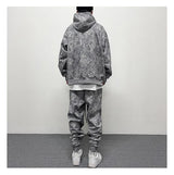 Vaporwave Drop – Fashion Paisy Hoodies Pullover Casual Suede Hooded – Streetwear Fashion for Men & Women