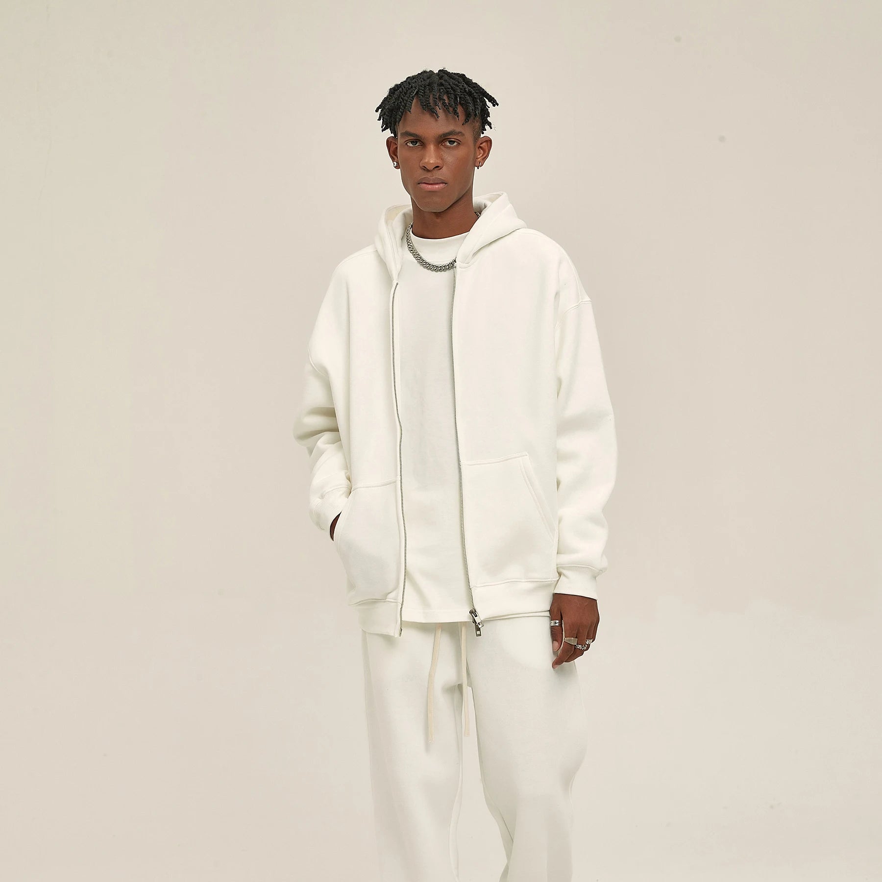 vaporwave crying character featuring oversized zip up hoodies kanye autumn and winter double zippered men cardigan hoody streetwear hooded casual female sweatshirt