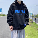 Spring Retro Letter Printed Hoodies Hombre 2024 New Personality Loose