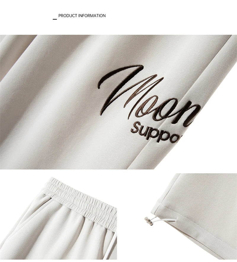 american fashion letter hip hop wide leg pants mens y2k streetwear baggy straight pantalones hombre new gym sports trousers unique default style 527