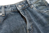 men blue ripped baggy jeans dirty printed distressed loose denim pants male luxury designer fashion jeans trousers unique jeans style 1373