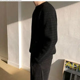 grunge oversized knit streetwear piece for layered look and winter street fits, ideal for men’s fashion and seasonal streetwe