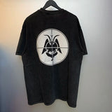 Sadcore T-Shirt – 2024Ss Sheep Lion Head Printing T Shirt Michael Men Woman Go – Urban Streetwear for Men & Women