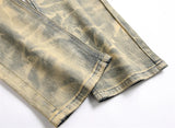 men fashion slim ripped jeans color block patchwork trend denim pants streetwear hip hop jeans trousers for male unique jeans style 476