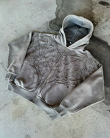 American Trend Y2K Streetwear Jacket Gothic Punk Embroidered Zipper Ho