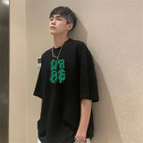 Sadcore Oversized shirt – Korean Style Street Letter Printed Short Sleeved T Shirt For