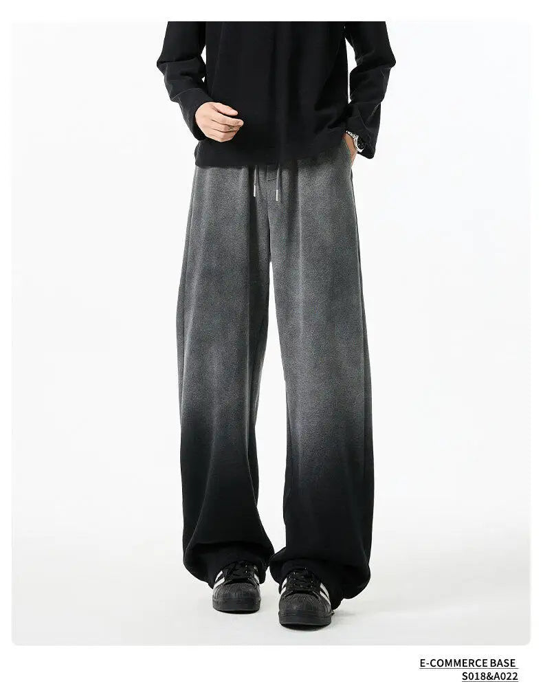 gradient sport pant men women loose casual streetwear fashion hip hop track jogger sweatpants couple plus size trousers unique joggers style 1656
