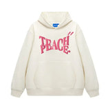 High End Fashion Brand American Letter Printed Sweatshirt Autumn Winter Men Women Couple Street Hooded Niche Retro Sweatshirt
