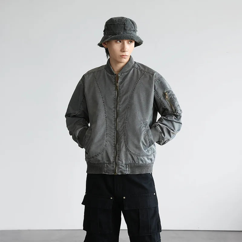 retro baseball streetwear, daily drip staple - comfortable cotton fit with bold prints