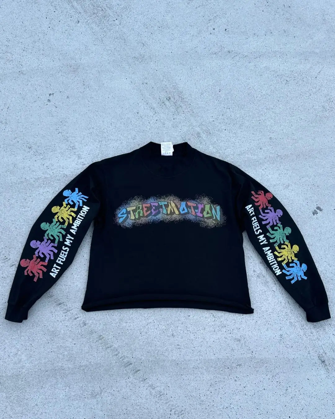 harajuku long sleeve y2k casual fashion sprots individualization graphic t shirts streetwear loose hip hop tops clothes menswear bottoms