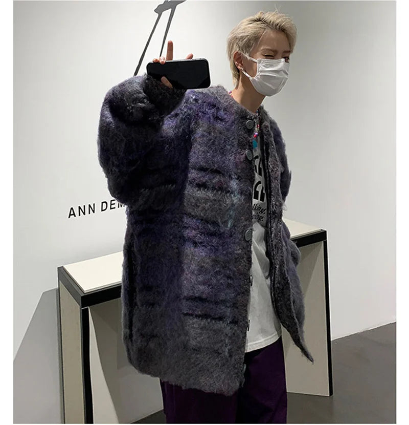 oversized flame jumper, 2025 fashion trend, fire knit jumper in oversized streetwear fashion