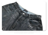 Autumn/winter 2024 loose wash jeans with silver coating