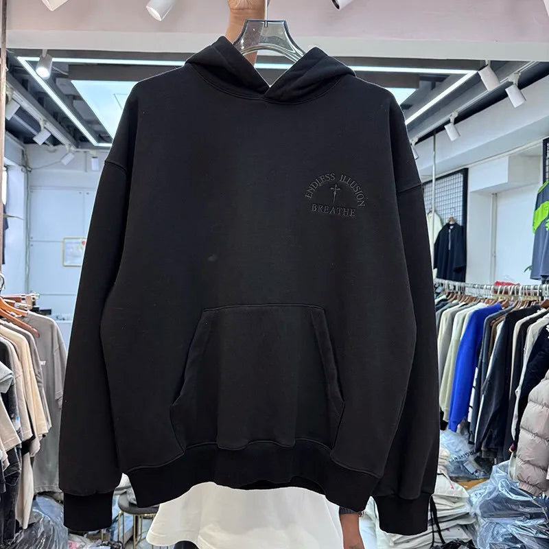 Retro 90s Y2K hoodie with bold color-blocked design