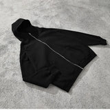 vaporwave aesthetic drop featuring streetwear solid color ninja zipper hoodies mens fleece turtleneck cardigan outdoor oversized hoody plus velvet charge coat
