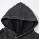 trapwear aesthetic drop featuring rainbowtouches washed hooded sweatshirts design clothes fashion vintage street wear hoodies stylish cotton hoodie black