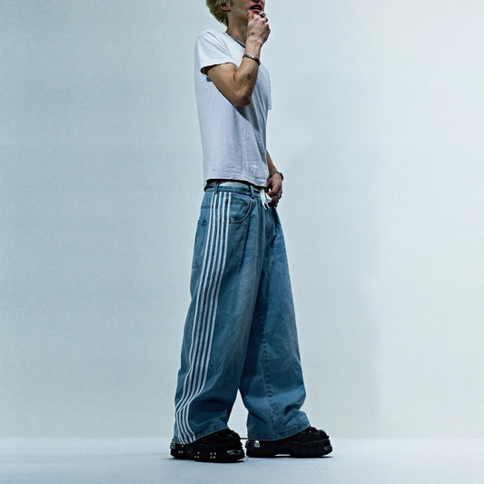 simplicity vintage baggy black jeans denim gym 2024 new pants mens womens harajuku casual pants y2k new high waist men clothing denim street jeans