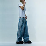 simplicity vintage baggy black jeans denim gym 2024 new pants mens womens harajuku casual pants y2k new high waist men clothing denim street jeans