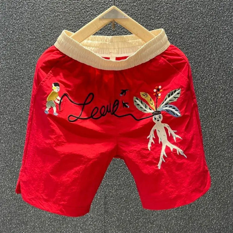 Men Basic shorts High quality fashion trend casual shorts basketball training Quick dry breathable Men shorts Beach Casual Short