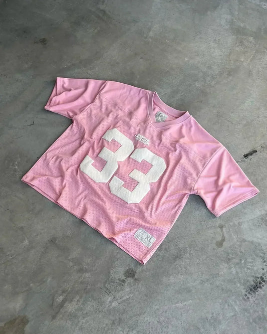 Vaporwave Broken heart – Harajuku Hip Hop Trendy Couple Large Letter Retro Printed Sh