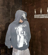 Trap music hoodie with edgy neon accents and flex graphics