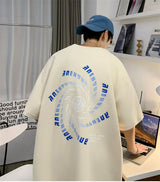 Harajuku Graphic tee – Goth Letter Printed T Shirt Hombre Hip Hop Fashion Crewneck