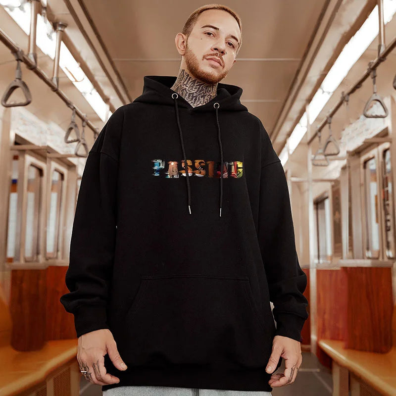 Autumn Anime Astronaut Boy Print Hoodie Sweatshirts Hombre Oversized