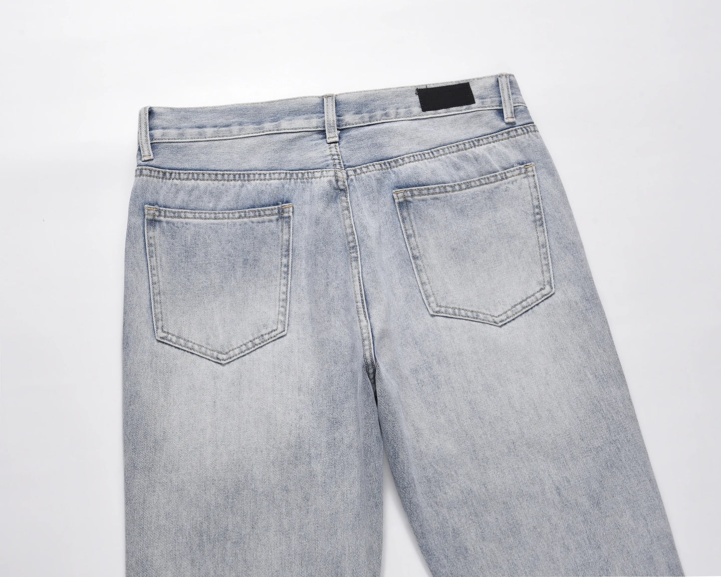 street wear washed hole destroyed skinny jeans denim hip hop blue cylinder male casual slim jeans pants ripped denim trousers unique jeans style 251
