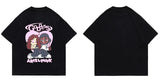 Harajuku Crying angel – Aolamegs Hip Hop T Shirt Men Cartoon Couple Print Streetwear