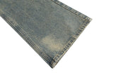 mens vintage ripped jeans distressed hole blue flared jeans trousers luxury designer male denim pants unique jeans style 1634