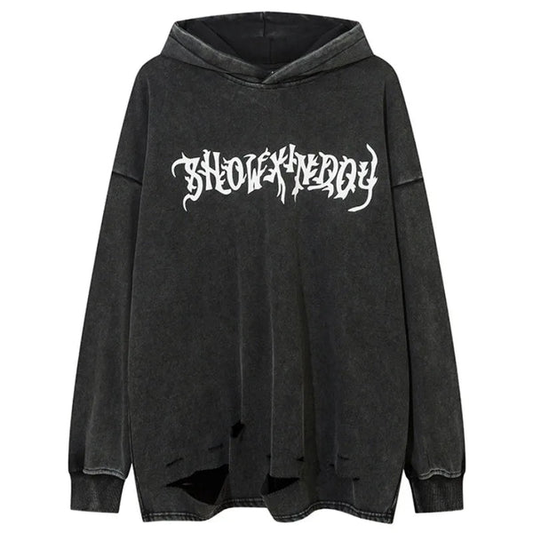 trapwear barcode glitch featuring fashion skull printed hoodies hip hop retro washed bottom ripped sweatshirt streetwear men hooded warm fleece loose tops hoodies