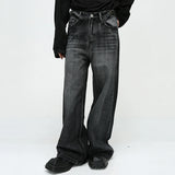 mens black baggy jeans male casual loose straight jeans trousers vintage hip hop denim pants urban skinny jeans