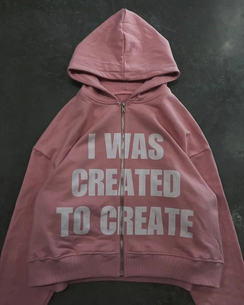 European And American Fashion New Letter Printed Oversized Hoodie Wome
