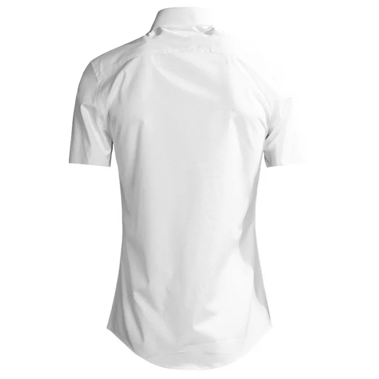 New 2022 luxury Men Classic Embroidered star bee Fashion Cotton Casual Shirts Shirt high quality Pocket Short sleeves #A40