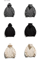 Black oversized hoodie with gothic horror vibes