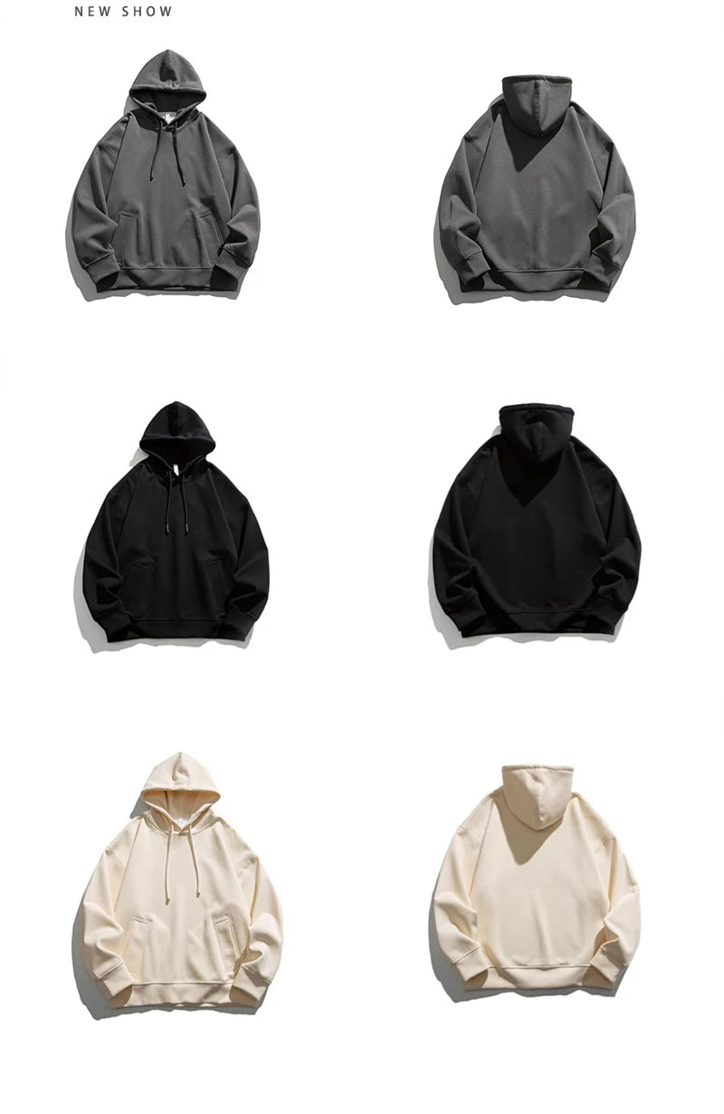 Black oversized hoodie with gothic horror vibes