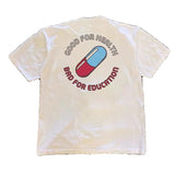 Y2k Melting smiley – American Niche Retro Trendy Brand Capsule Letter Pure Cotton