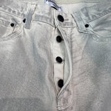 graffiti ink paint print straight pants clean everyday pants