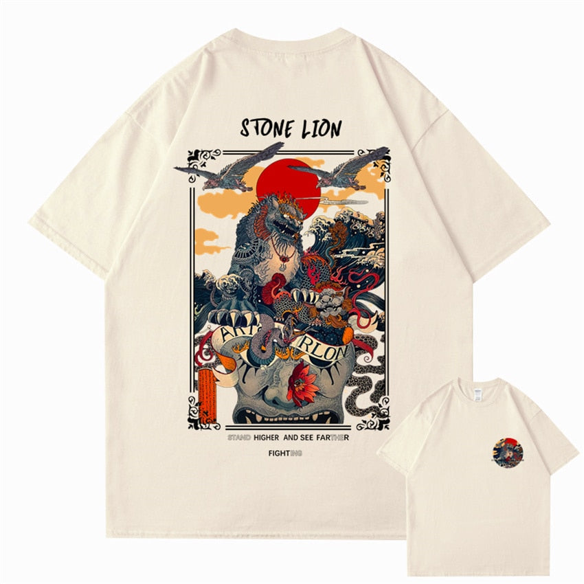 "Standing Strong" Graphic Unisex Streetwear Vintage Women Men Y2K T-Shirt