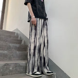 pleated pants mens fashion retro casual pants men japanese streetwear loose hip hop wide leg pants mens ice silk trousers m 3xl relaxed fit trousers