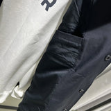Streetwear vintage hooded urban quilted bomber